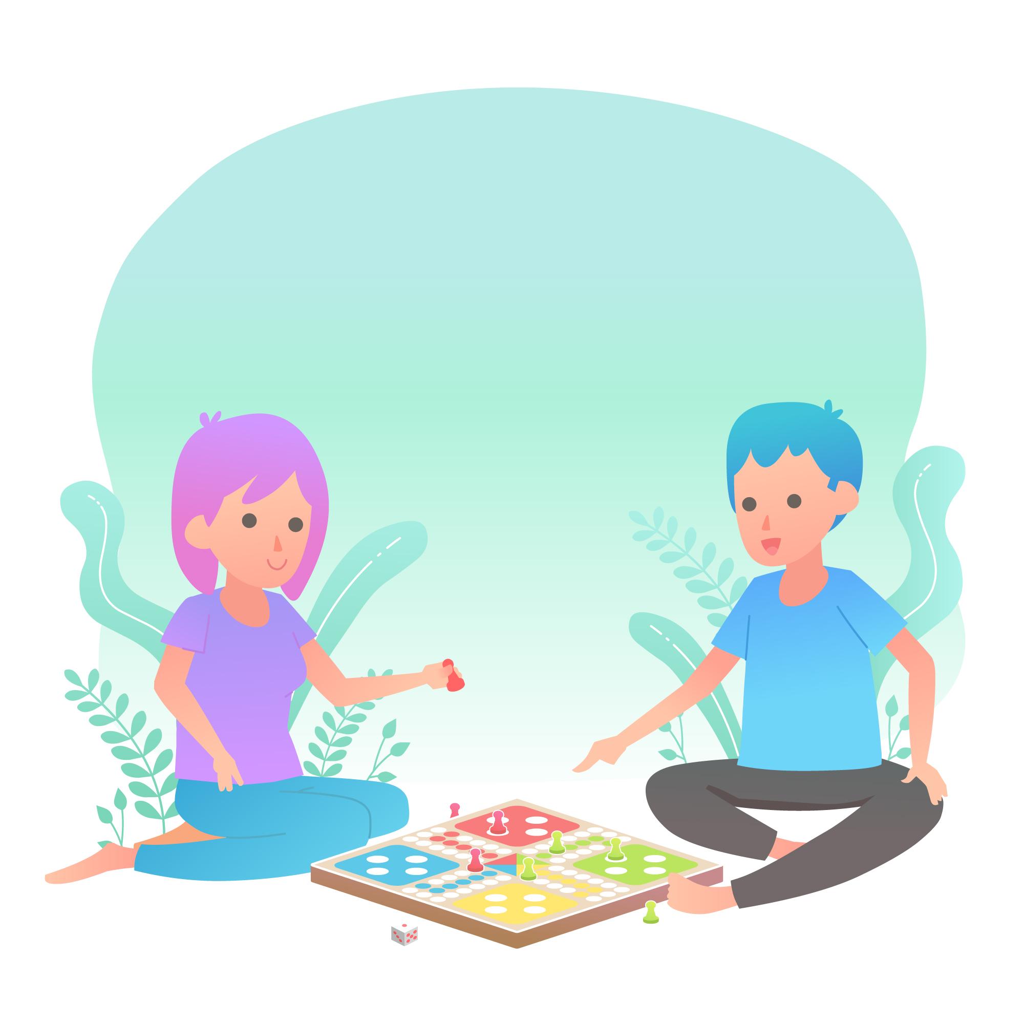 Jeux sur l'herbe