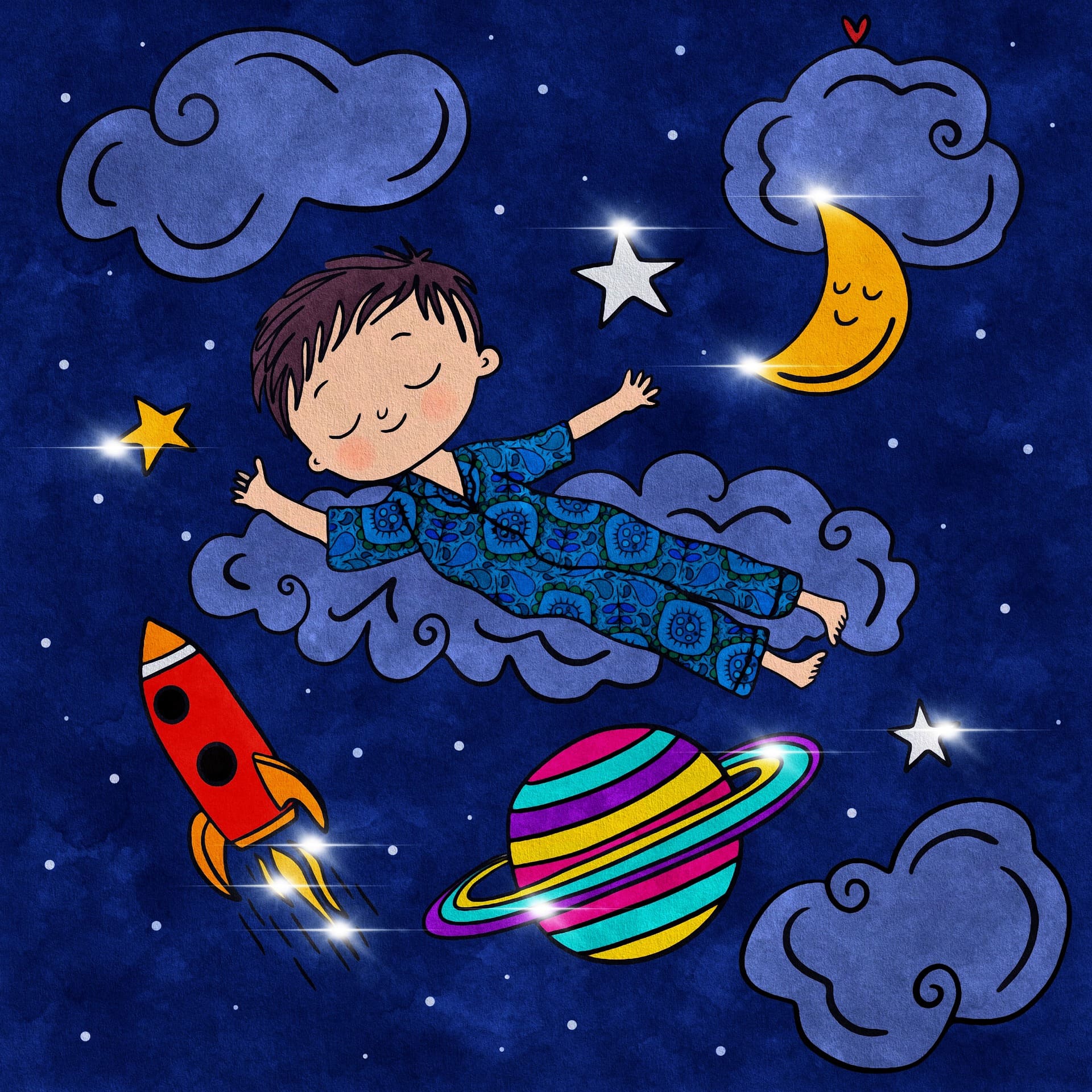 enfant qui rêve
